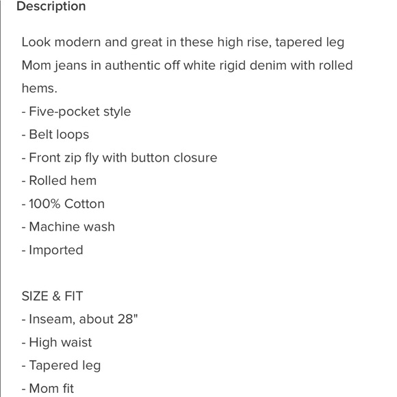 NWT Topshop Mom Jeans - Picture 3 of 3